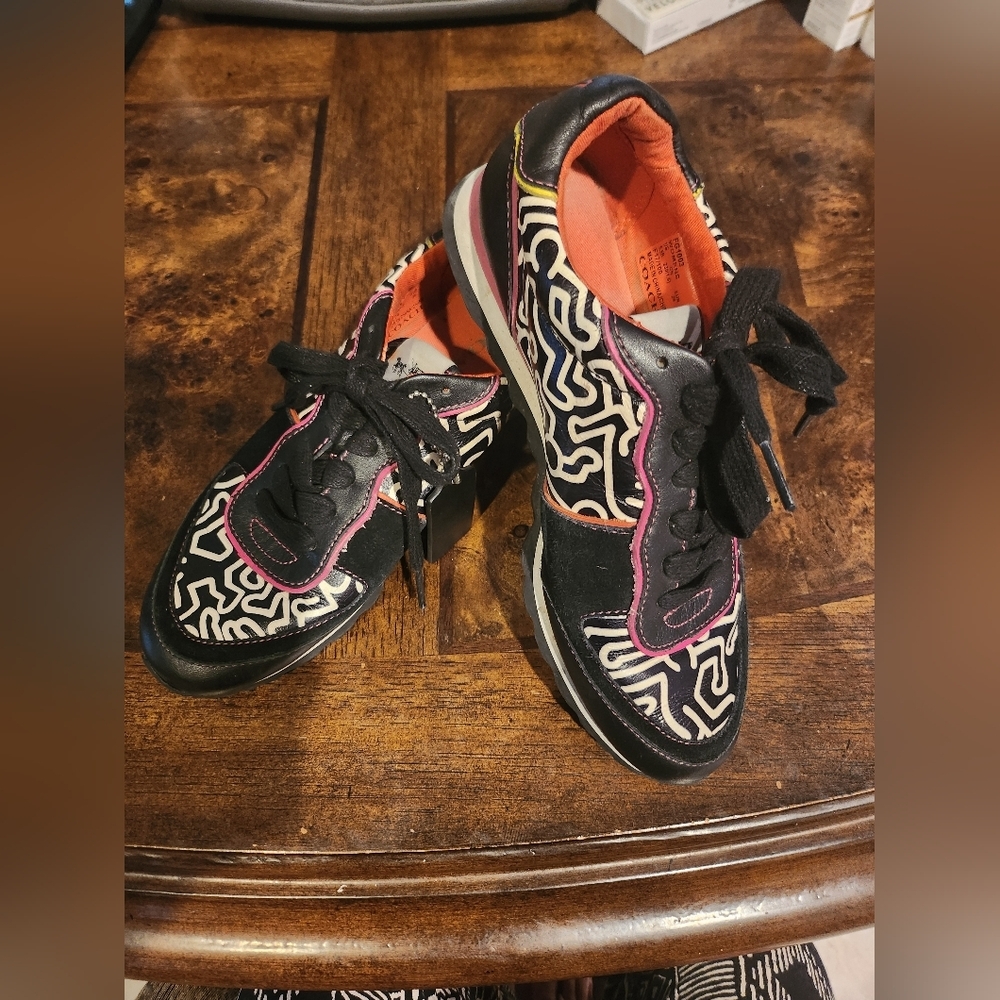 Coach Keith Haring sneakers size 5.5